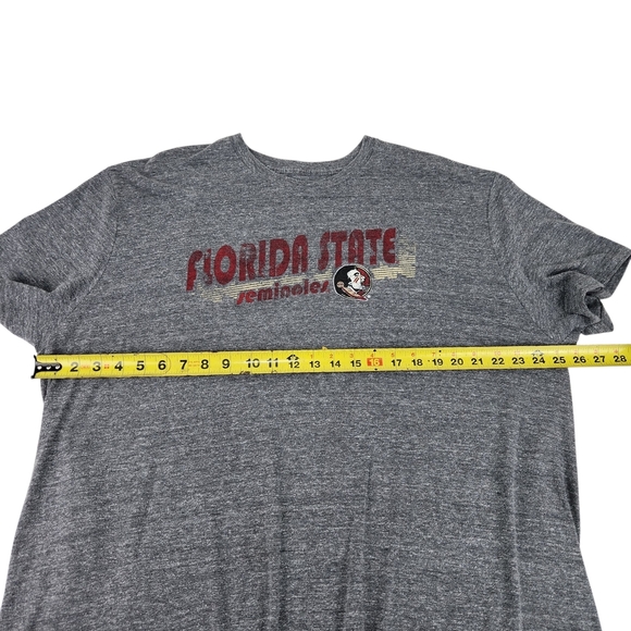 Rivalry Threads Florida State Seminoles Short Sleeve T Shirt Heather Gray XXL - Picture 10 of 10